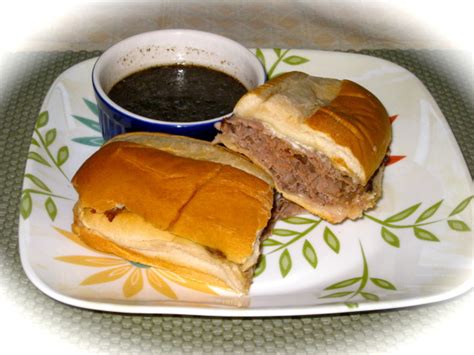 Roast Beef Dip Sandwich With Herbed Garlic Au Jus Recipe - Food.com