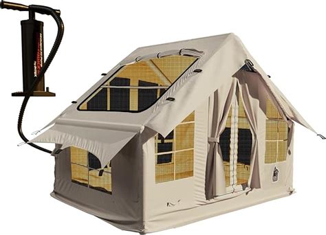 RBM OUTDOORS Panda Air Large Inflatable Camping Tent House 4-8 Person ...