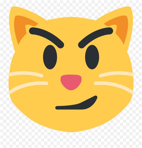 Twemoji12 1f63c - Smirk Cat Emoji,Smirk Emoji - free transparent emoji ...