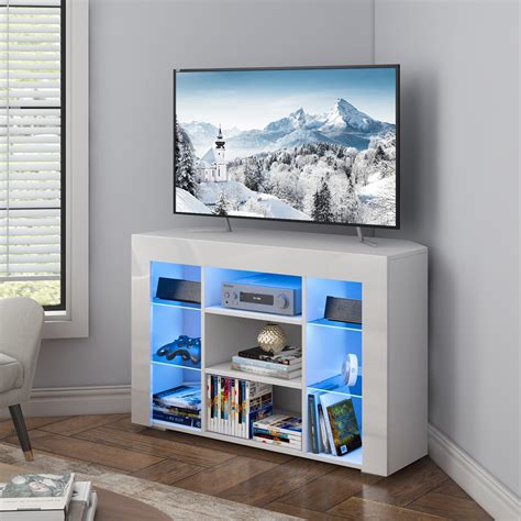 Corner Tv Stand With Showcase Designs For Living Room | Cabinets Matttroy