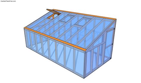 Lean-to Greenhouse Plans | Free Garden Plans - How to build garden projects