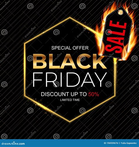 Black Friday Sale Inscription Banner Design Template. Vector ...