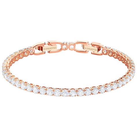 Swarovski Tennis Round Rose Gold Bracelet | 5464948 | Borsheims