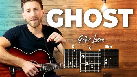 Ghost Guitar Tutorial - Justin Bieber (EASY CHORDS guitar lesson) - YouTube