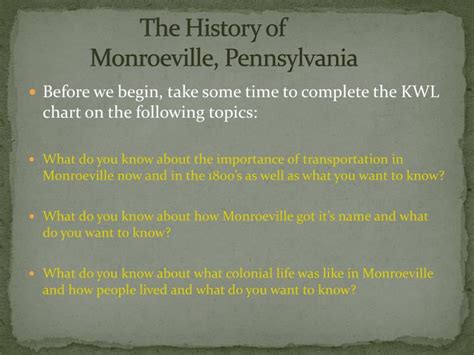 PPT - The History of Monroeville, Pennsylvania PowerPoint Presentation ...