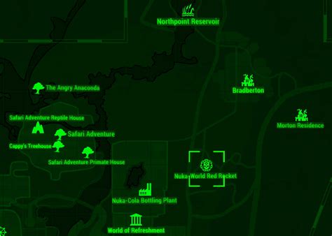 Fallout 4 Nuka World Map - Blank Map