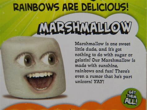 Annoying Orange 1.25" Talking Marshmallow Kitchen Crew Clip-On Figure ...