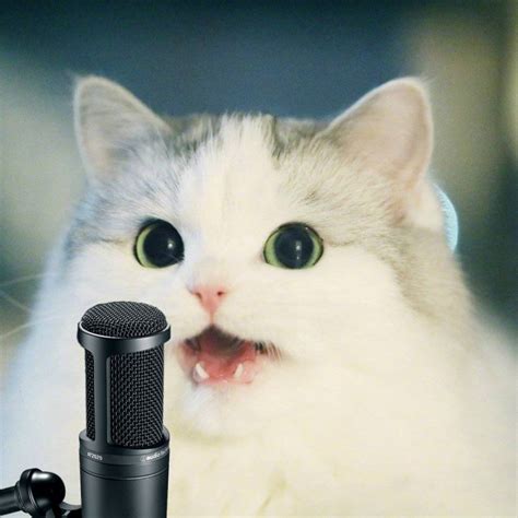 N-Word Cat With a Microphone | N-Word Cat | Know Your Meme