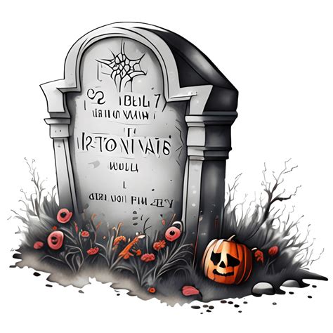 Halloween Tombstone Clipart · Creative Fabrica