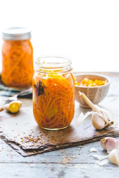 Ginger Pickled Carrots - Healthy Seasonal Recipes