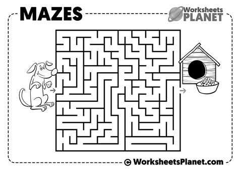 Free Printable Preschool Worksheets Mazes - Free Printable Worksheet