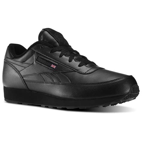 Reebok Men's Classic Renaissance Leather Wide Athletic Shoe - Black