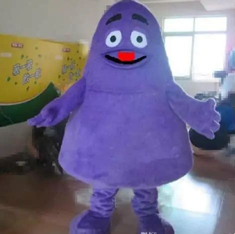 Grimace Purple Monster Mascot Costume Monster Cartoon Costume Costume ...