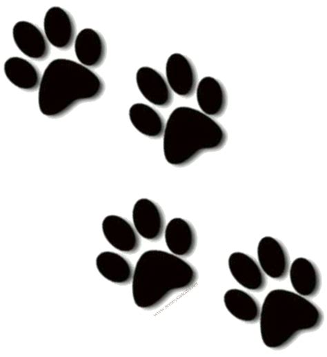 Paw print tattoos on dog paw prints scroll clipart 3 4 – Clipartix