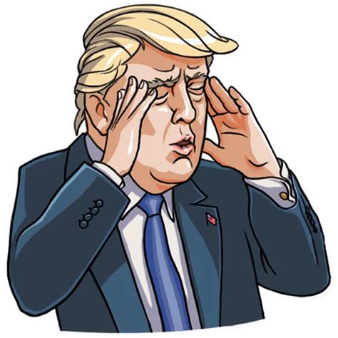 Donald Trump WhatsApp Stickers - Stickers Cloud