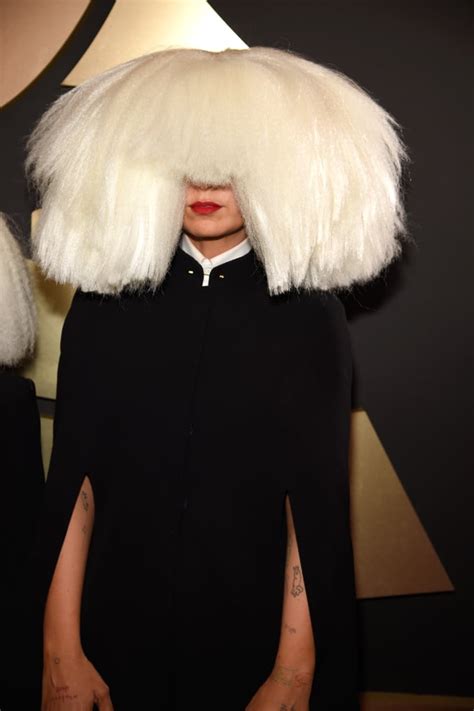 Sia | Hair and Makeup at the Grammys 2015 | Red Carpet Pictures ...