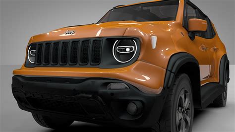 Jeep Renegade Orange Trailhawk 2019 L087 3D Model $95 - .unknown .c4d ...