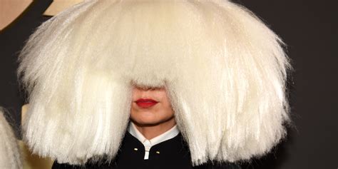 Sia Can't See The Haters In Her Huge Grammys Wig