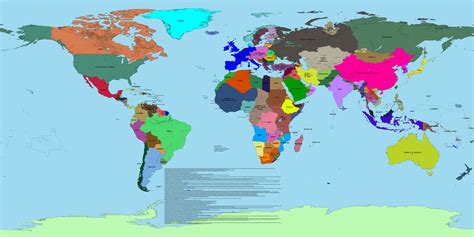 [OC] Mostly realistic map of the world c. 2050 (clean version in ...