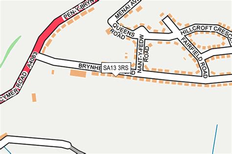 SA13 3RS maps, stats, and open data