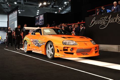 Paul Walker's Toyota Supra from Fast & Furious Sells for Record ...