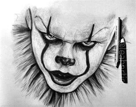 22+ Easy Pennywise Drawing | HasnaHarmaya