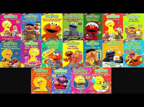 Disney Videos - Sesame Street VHS Tapes Collection (UK 60fps) - YouTube