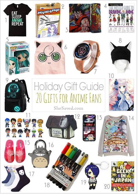 Anime Gift Ideas for the anime fan on our list! #holidaygiftguide # ...