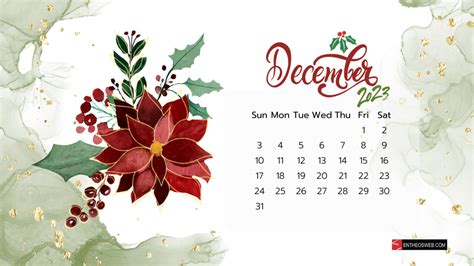 December Calendar Desktop Wallpaper | EntheosWeb | Calendar wallpaper ...