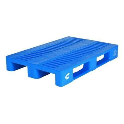 Blue Plastic Pallet, 1200X1000X150 at Rs 1200 in New Delhi | ID ...