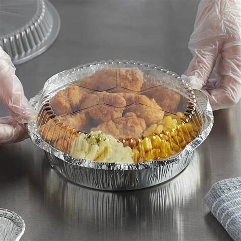 7" Round Foil Pan & Clear Lid (10pk) in Disposable Foil Pans from ...