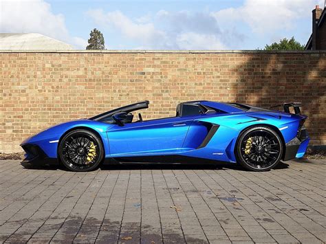 2016 Used Lamborghini Aventador SV Roadster | Blue Nethuns ...