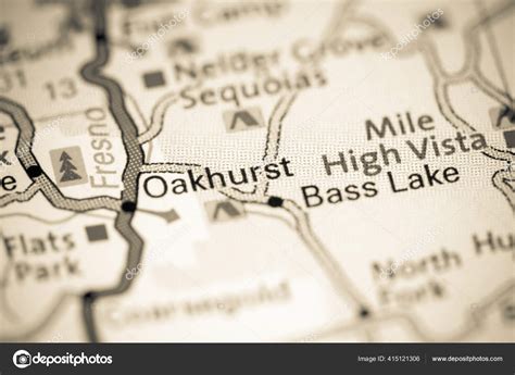 Oakhurst California Usa Map Stock Photo by ©aliceinwonderland2020 415121306