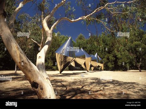 Art in sculpture garden at National Gallery Canberra Stock Photo - Alamy