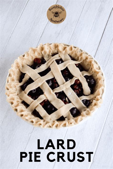 Lard Pie Crust Recipe | Bumblebee Apothecary