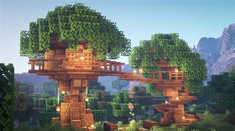 Minecraft: How to Build a Treehouse - YouTube