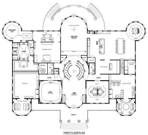 Ultimate Mega Mansion Floor Plans - Luxury Mansions in US Luxury Mega ...