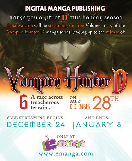 Vampire Hunter D Manga Volume 6 on Sale at eManga – Beyond Eternal