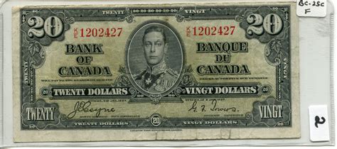 1937 BANK OF CANADA (20 DOLLAR NOTE)