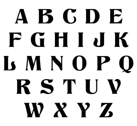 10 Best Fonts Alphabet Free Printable | Porn Sex Picture