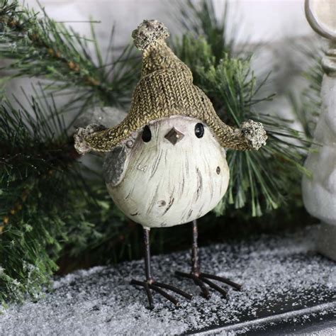 Cute Little Christmas Bird Ornament