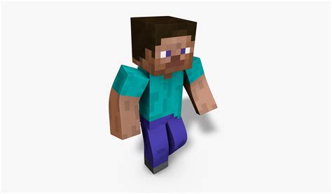 modelo 3d Steve Minecraft - Mixamo Animatable - Usa tu propia piel ...