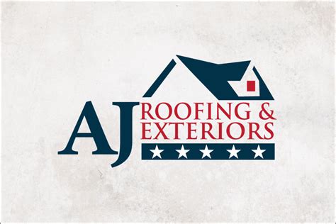 AJ Roofing & Exteriors Logo | Wichita Design Company