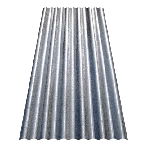 16 ft. Corrugated Galvanized Steel Utility-Gauge Roof Panel-07010 - The ...