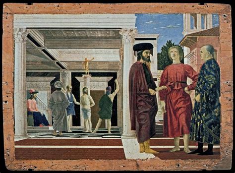 The Flagellation of Christ, c.1445 - 1450 - Piero della Francesca ...