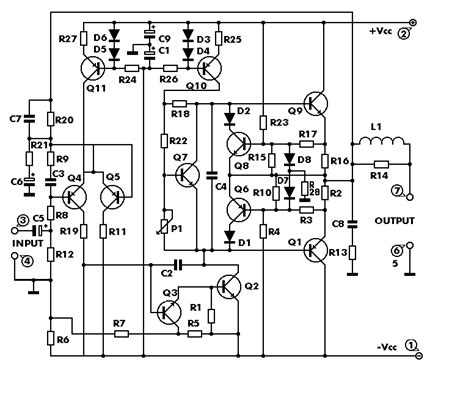 High Power Car Amplifier Circuit Diagram