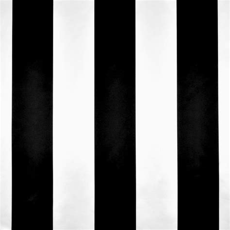 Black/White Wide Stripe Matte Satin Fabric | OnlineFabricStore