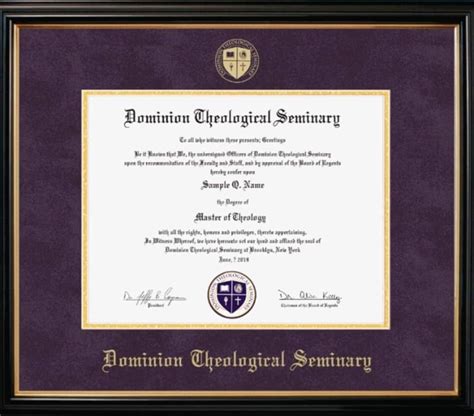 Accreditation - Dominion Theological Seminary