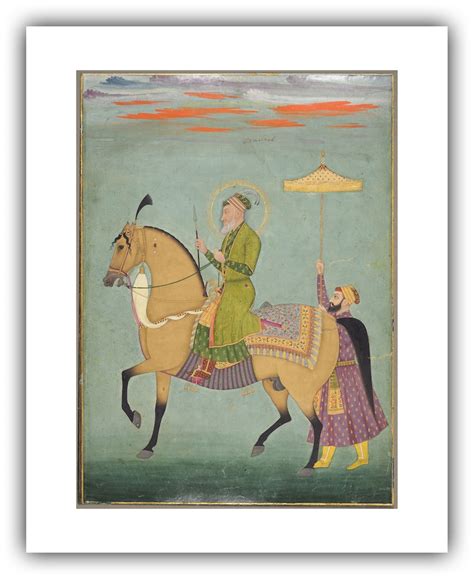 Indian Art : the Emperor Alamgir on Horseback c. 1690-1710 - Etsy