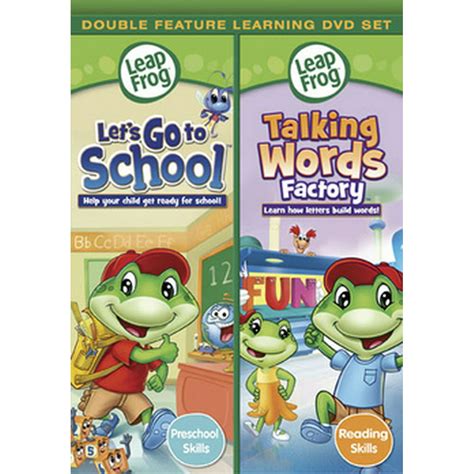 Leapfrog: Let's Go To School / Talking Words Factory (DVD) - Walmart ...